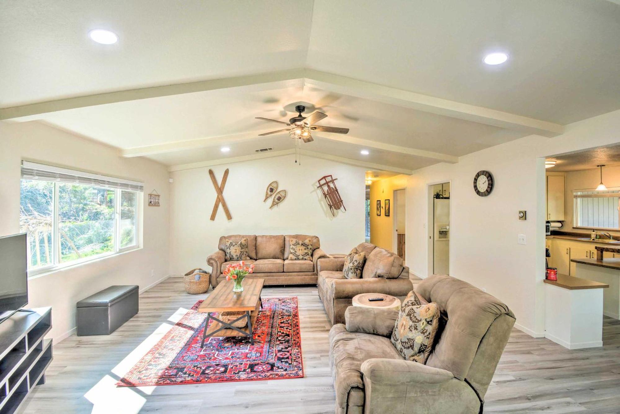 Sherwood Forest Cabin With Deck And Fire Pit! Twain Harte المظهر الخارجي الصورة